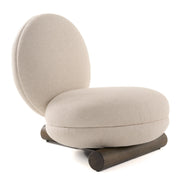 Minto - Contemporary Off-White Fabric Accent Chair - image 3
