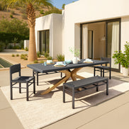 Suan Rectangular Dining Table Gray