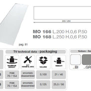 MO-USA2 Modena Grey TV Entertainment System Made In Italy - image 4
