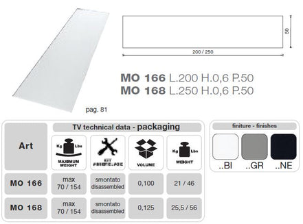 MO-USA2 Modena Grey TV Entertainment System Made In Italy - image 4