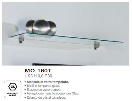 MO-USA3 Modena Modern Black TV Entertainment System Made In Italy - image 2