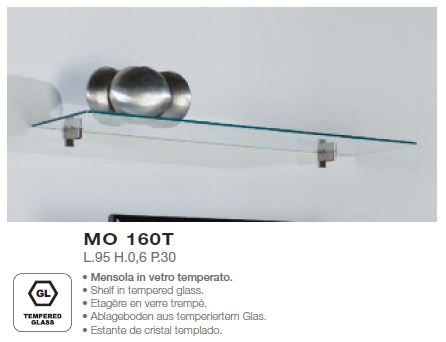 MO-USA3 Modena Modern Black TV Entertainment System Made In Italy - image 2