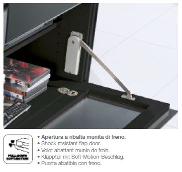 MO-USA2 Modena Grey TV Entertainment System Made In Italy - image 5