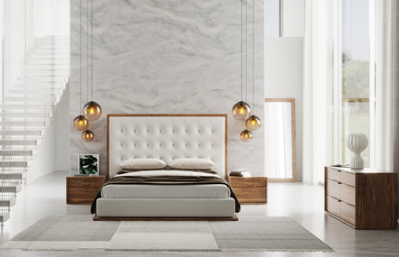 Amberlie - Modern Walnut Floor Mirror - image 2