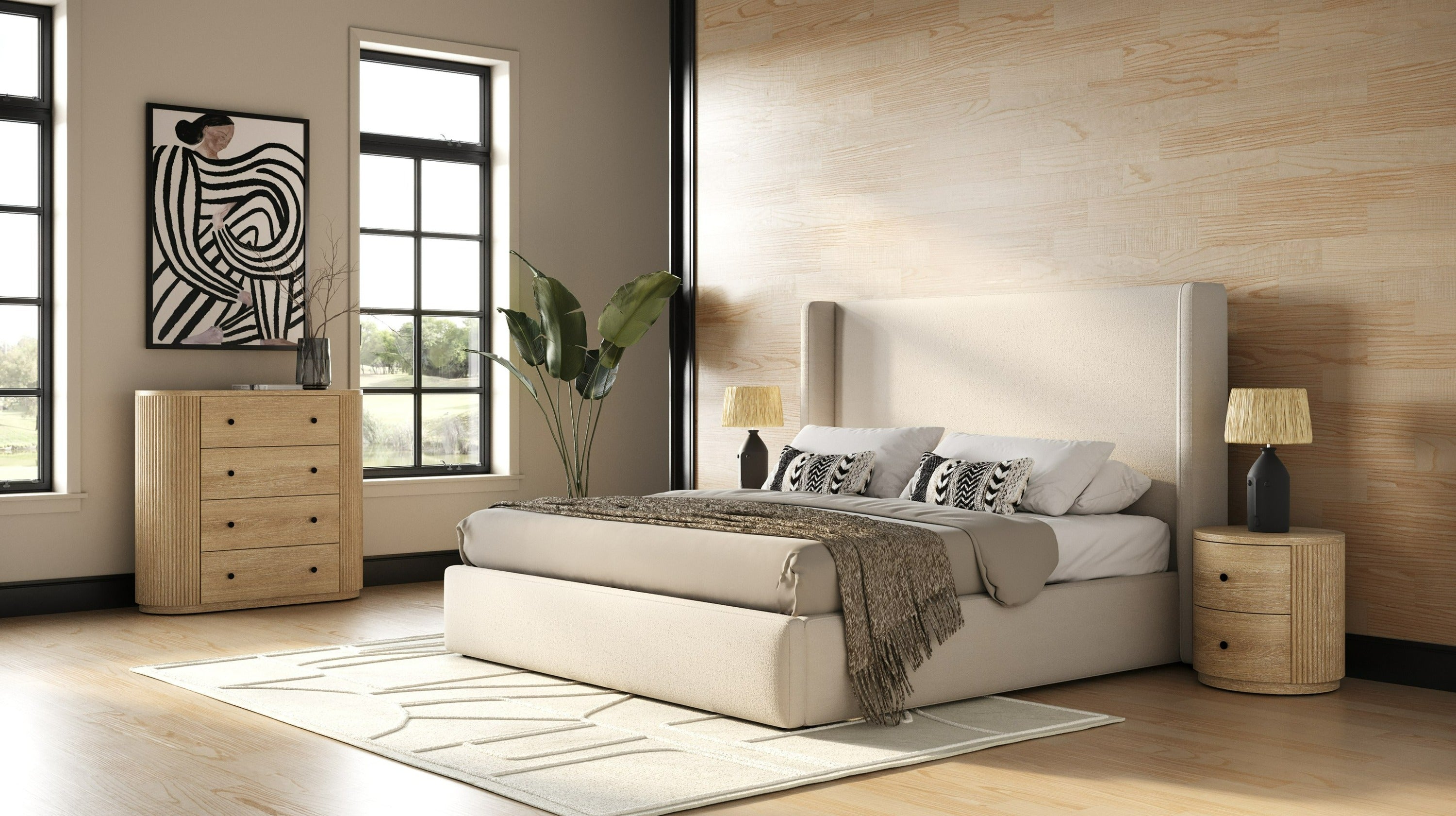 Jacobson - Modern Natural Acacia Chest - image 2