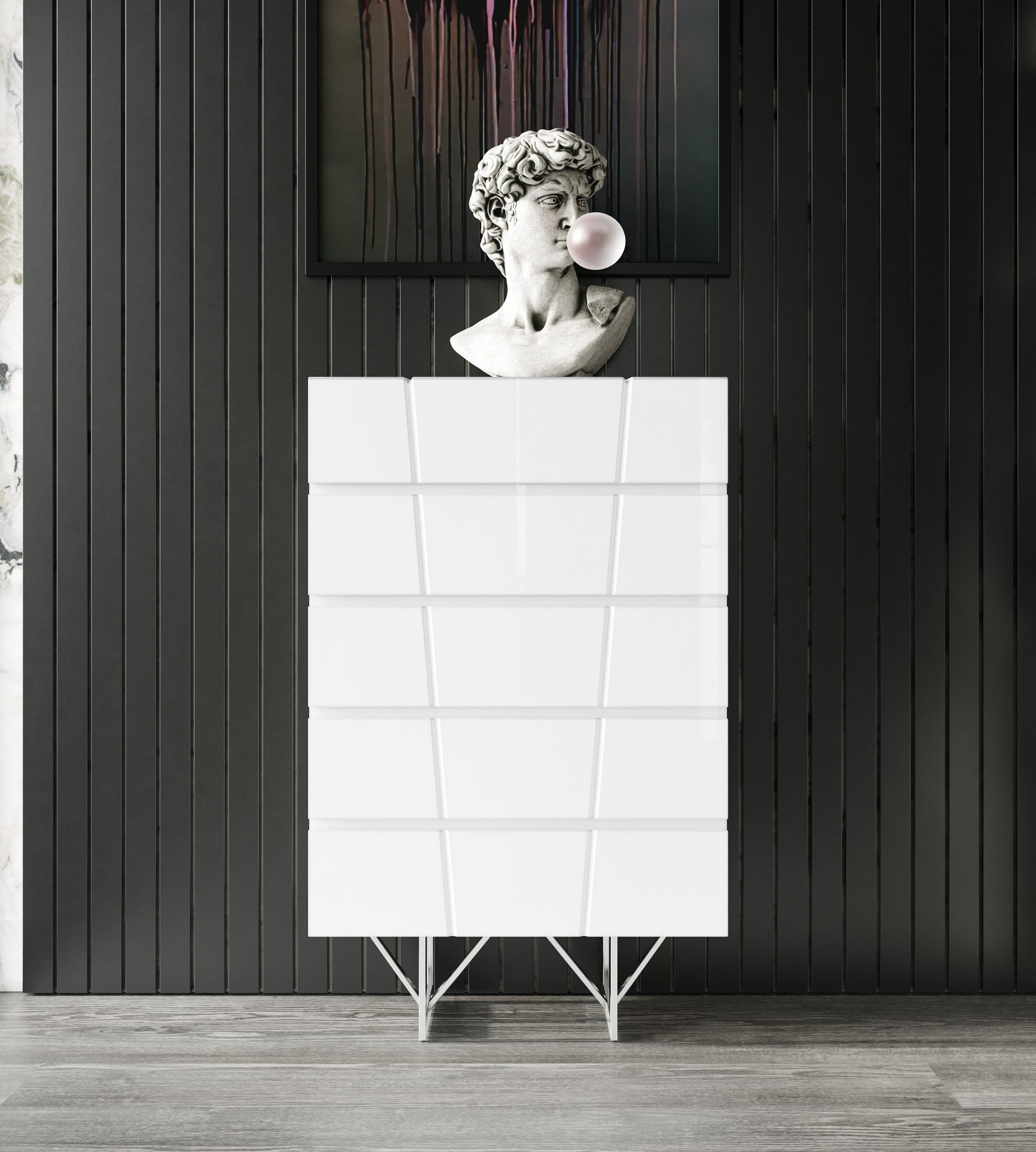 Chrysler Modern White Chest - image 5