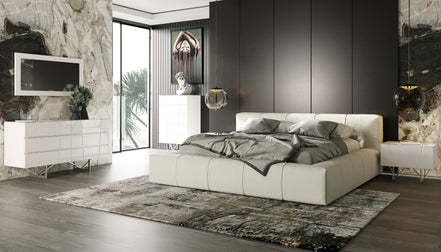 Chrysler Modern White Nightstand - image 5