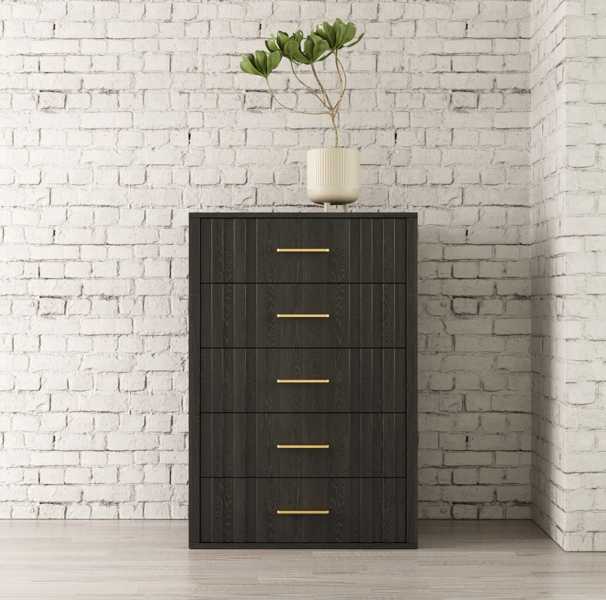 Manchester- Contemporary Dark Grey Chest - image 5
