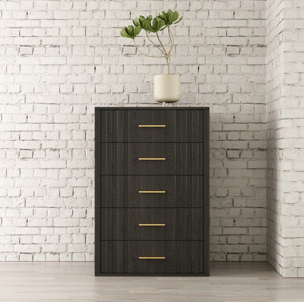 Manchester- Contemporary Dark Grey Chest - image 5