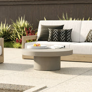 Morley - Modern Round Concrete Coffee Table - image 5