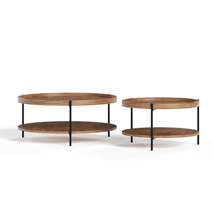 Savoy - Modern Walnut Large Coffee Table - image 4