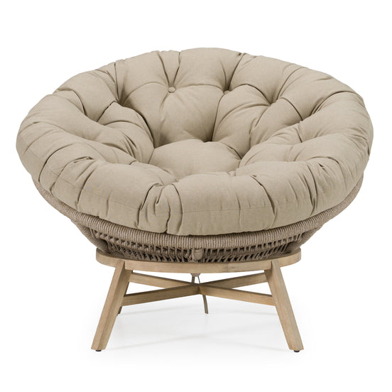 Moon - Outdoor Beige Lounge Chair - image 2