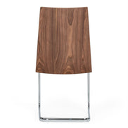 Morgan - Modern Black & Walnut Dining Chair (Set of 2) - image 4