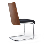 Morgan - Modern Black & Walnut Dining Chair (Set of 2) - image 3