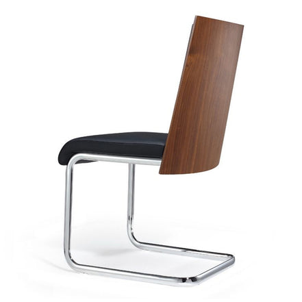 Morgan - Modern Black & Walnut Dining Chair (Set of 2) - image 5
