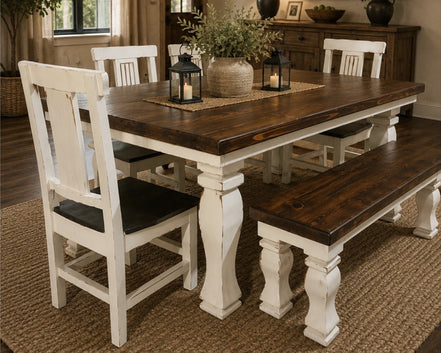 Oviedo Walnut White 6 Pc