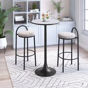 Bite Bar Table Gray & Black