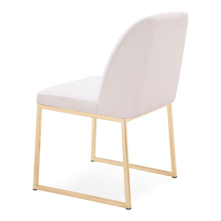 Muir - Modern White Sherpa Dining Chair (Set of 2) - image 5