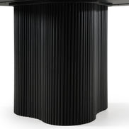 Myra - Modern Black Wood Round Dining Table - image 4