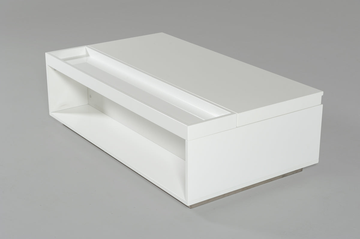 Nancy Modern White Coffee Table - image 3