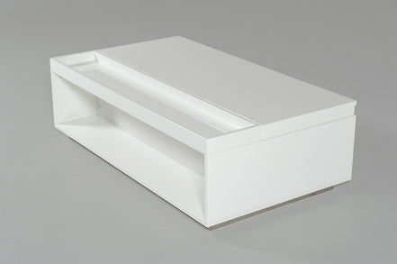 Nancy Modern White Coffee Table - image 3