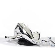 SZ0228 Modern Silver Napping Lady Sculpture - image 5