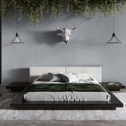 Tokyo - Eastern King Contemporary Black and White Platform Bed - image 2
