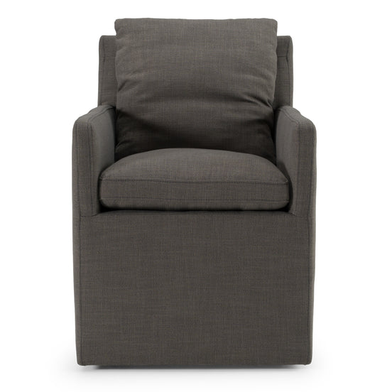 Newcastle - Modern Grey Fabric Dining Chair - image 2