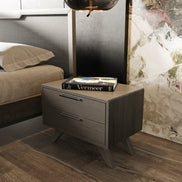 Soria Modern Grey Wash Nightstand - image 2