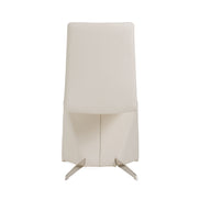Nisse - Contemporary White Leatherette Dining Chair (Set of 2) - image 5