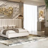 Nixa - Modern Birch + Brushed Bronze Mirror - image 2