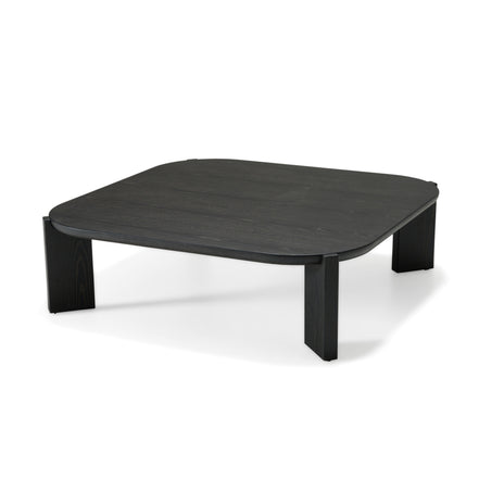 Noah - Modern Dark Brown Square Coffee Table