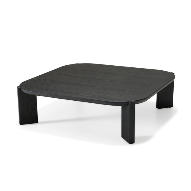 Noah - Modern Dark Brown Square Coffee Table