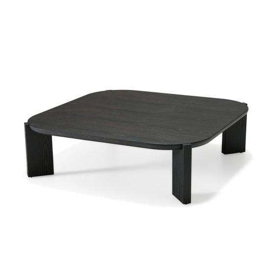 Noah - Modern Dark Brown Square Coffee Table