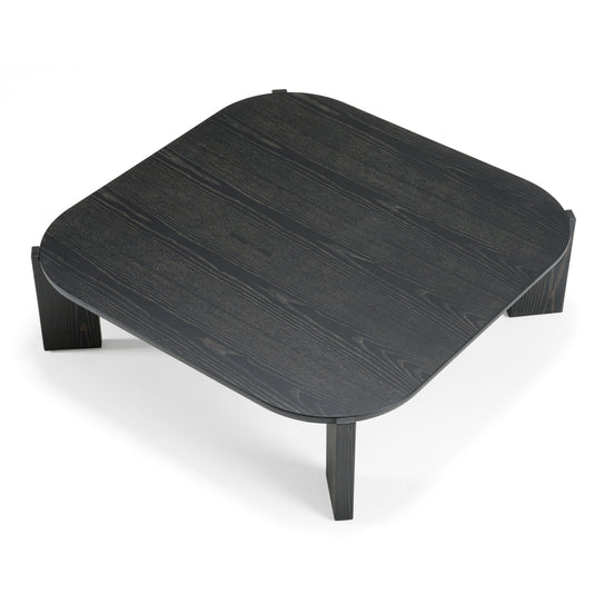 Noah - Modern Dark Brown Square Coffee Table - image 2