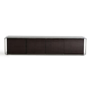 Noble Modern Ebony Lacquer TV Entertainment Center - image 5