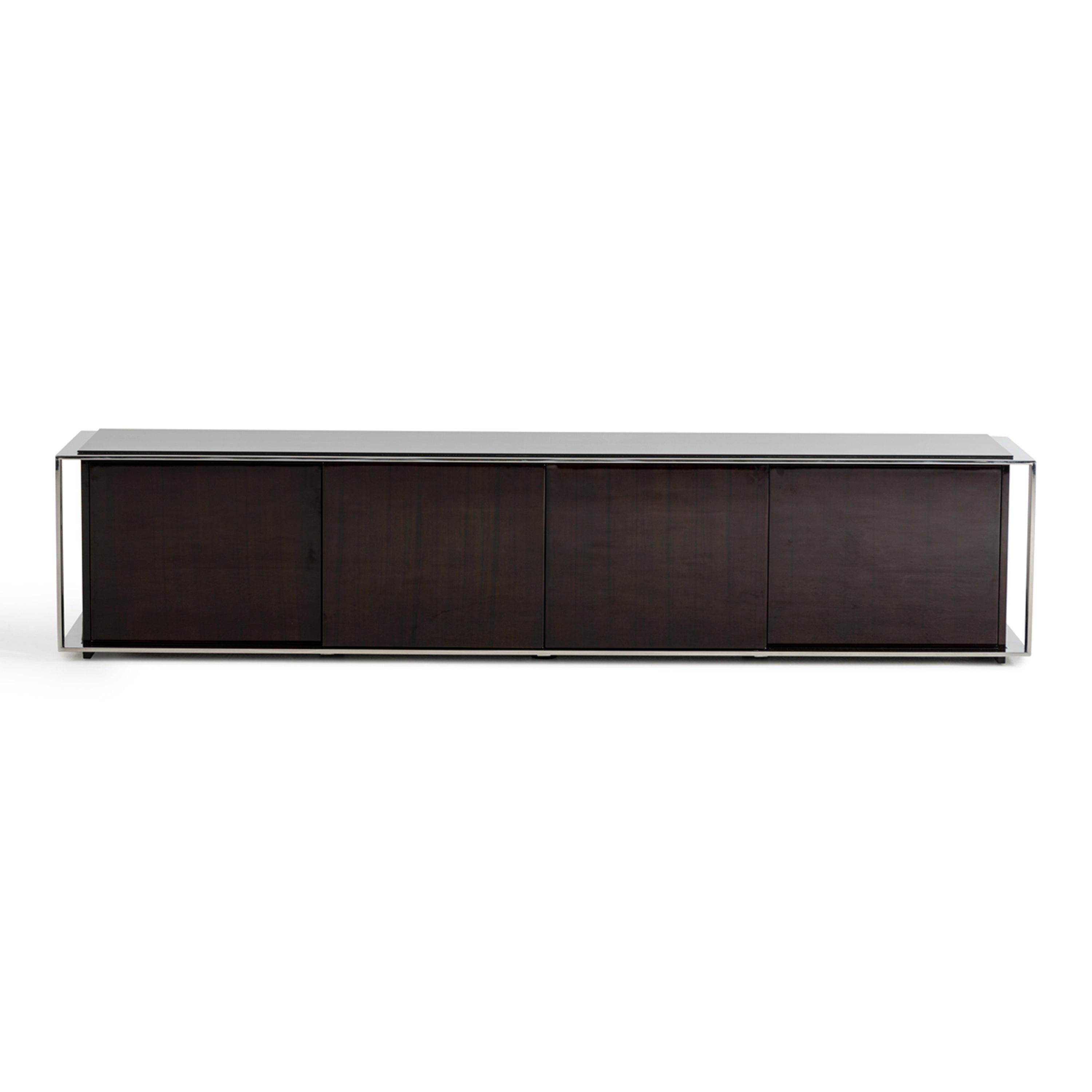 Noble Modern Ebony Lacquer TV Entertainment Center - image 5