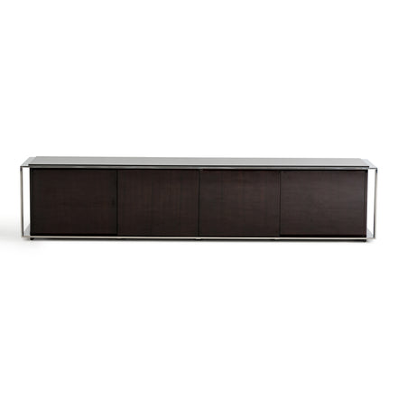 Noble Modern Ebony Lacquer TV Entertainment Center - image 5
