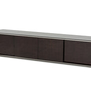 Noble Modern Ebony Lacquer TV Entertainment Center - image 3
