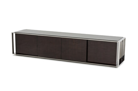 Noble Modern Ebony Lacquer TV Entertainment Center - image 3