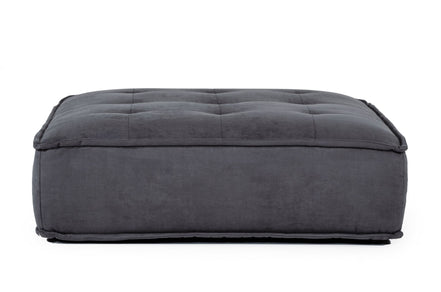 Nolden - Waterproof Dark Grey Fabric Ottoman