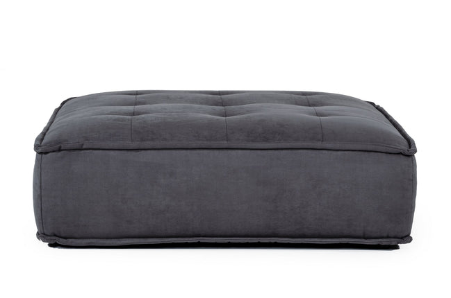 Nolden - Waterproof Dark Grey Fabric Ottoman
