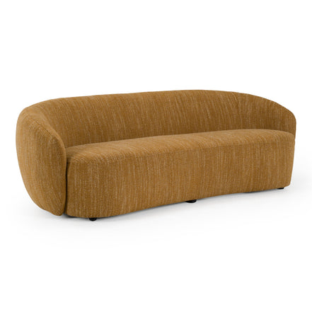 Norris - Modern Mustard Fabric Sofa - image 3