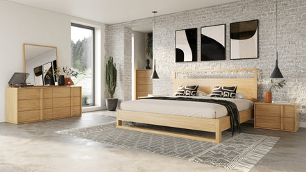 Berlin - Modern Natural Oak Nightstand - image 2