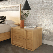 Berlin - Modern Natural Oak Nightstand