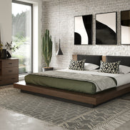 Fantasia - Contemporary Dark Walnut Mirror - image 2
