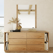 Jagger Modern Natural Oak Mirror