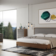 Metcalf - Mid-Century Walnut Mirror - image 3