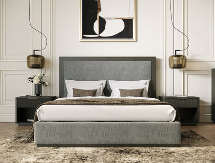 Santa Monica - Modern Grey Wash Nightstand - image 2
