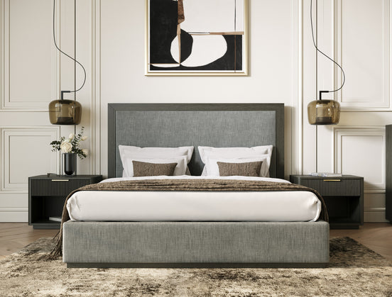 Santa Monica - Modern Grey Wash Nightstand - image 2